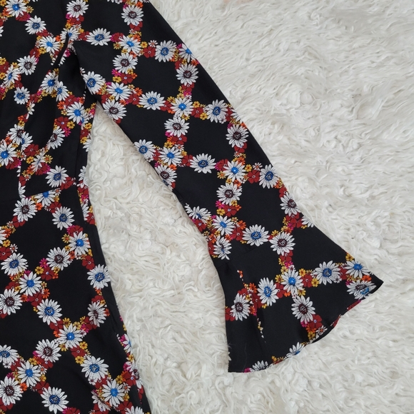 Sandro Paris Rony Silk Floral Dress - Picture 9 of 12